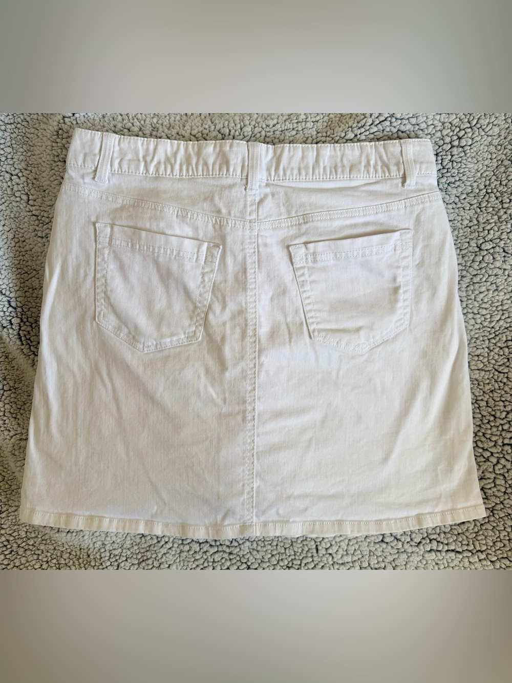 Croft and Barrow - White Denim Skort - Picture 4 of 4